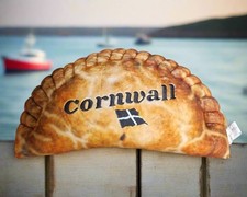 Cornish Pasty Plush Soft Novelty Toy 30cm Bakery Kernow Cornwall