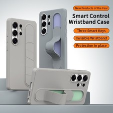 Standing Grip Soft Silicone Phone Cover For Samsung S26 S24 S23 Ultra  S25 FE
