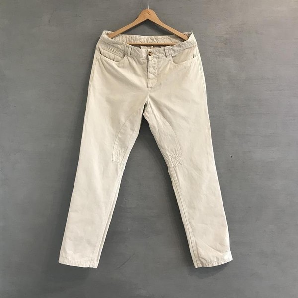 Herren Brunello Cucinelli Jeans Beige Baumwolle 33 / L /