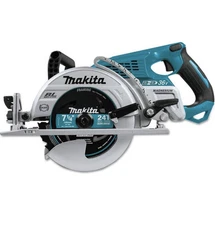 No Blade Or Batt  Reconditioned By Makita XSR01 36V LXT Brushless 7‑1/4 Circ Saw