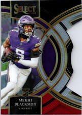 2023 Panini Select #105 Mekhi Blackmon Black and Red Prizms Die Cuts