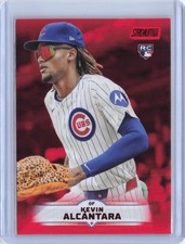 2025 Topps Stadium Club #91 Kevin Alcántara Red Foil