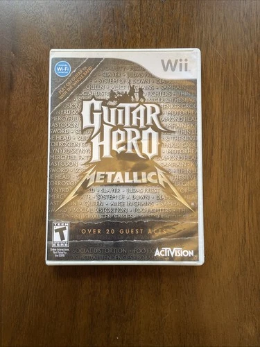 Guitar Hero Metallica Nintendo Wii Complete CIB Tested Immaculate Disc Authentic