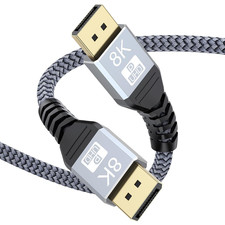 8K Displayport Cable 8FT DP Cable, Display Port to Display Port 1.4 8 Feet 8K 6