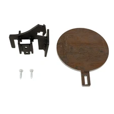 3/8" AR500 8" Knockdown Round Steel Target with Armored 2x4 Hanger