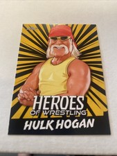 2023 Leaf Heroes of Wrestling Yellow Parallel Hulk Hogan #B-4