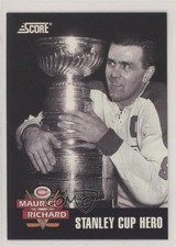 1992-93 Score Canadian Maurice Richard (Stanley Cup Hero) HOF 2cb