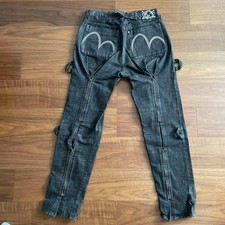 Evisu Jeans Bontage Denim Black