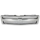 Mesh style Black&Chrome Upper Grille For Chevrolet Silverado 1500 2007-2013