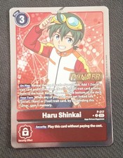 Digimon TCG - Haru Shinkai - P-217 Promo Winner ENG NM