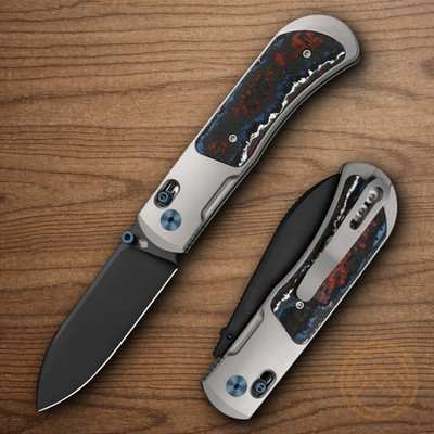 Kizer Cutlery Tycho Folding Knife 3 '' S45VN Steel Blade Titanium/Carbon F Handle