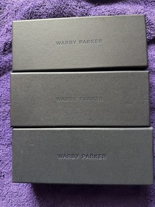 3 Warby Parker Boxes