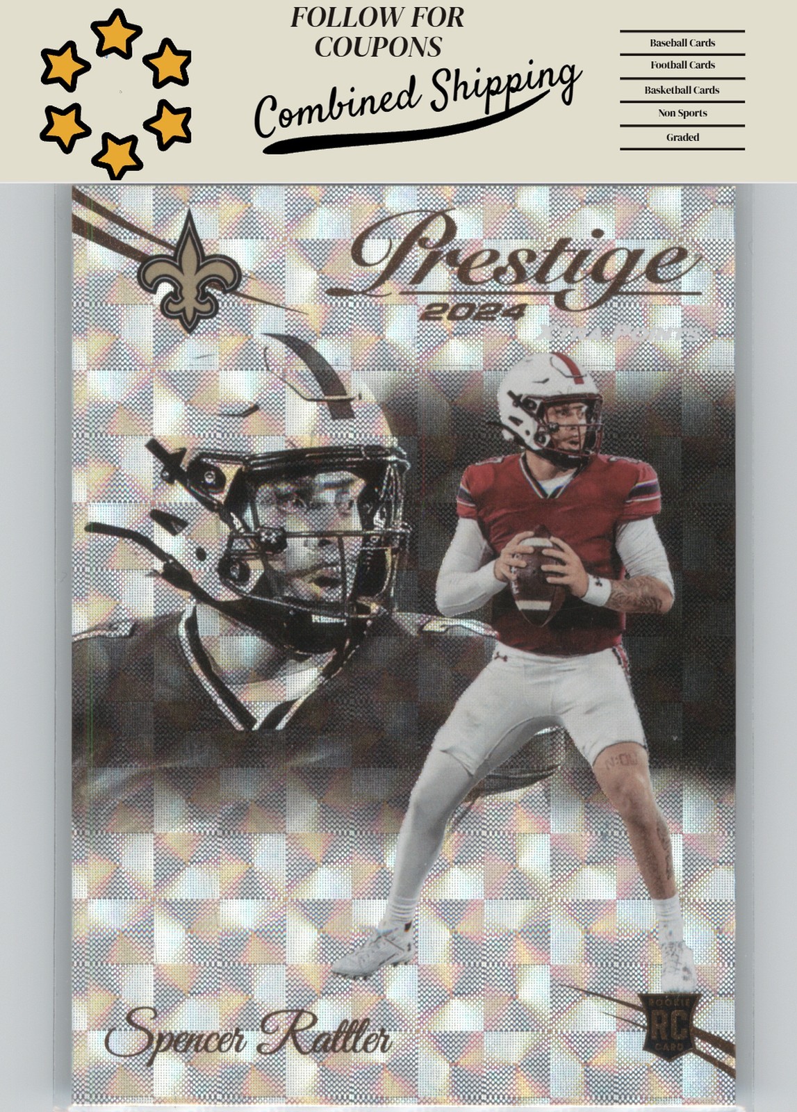 2024 Panini Prestige #359 Spencer Rattler Hyper Xtra Points