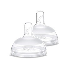 NATURALATCH Comfort Wide Neck Nipples for Babies 0 Months, Slow Flow 2 Count...