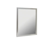 Foremost AM2430P-BN 24" W x 30" H Modern Aluminum Framed Bathroom Wall Mirror