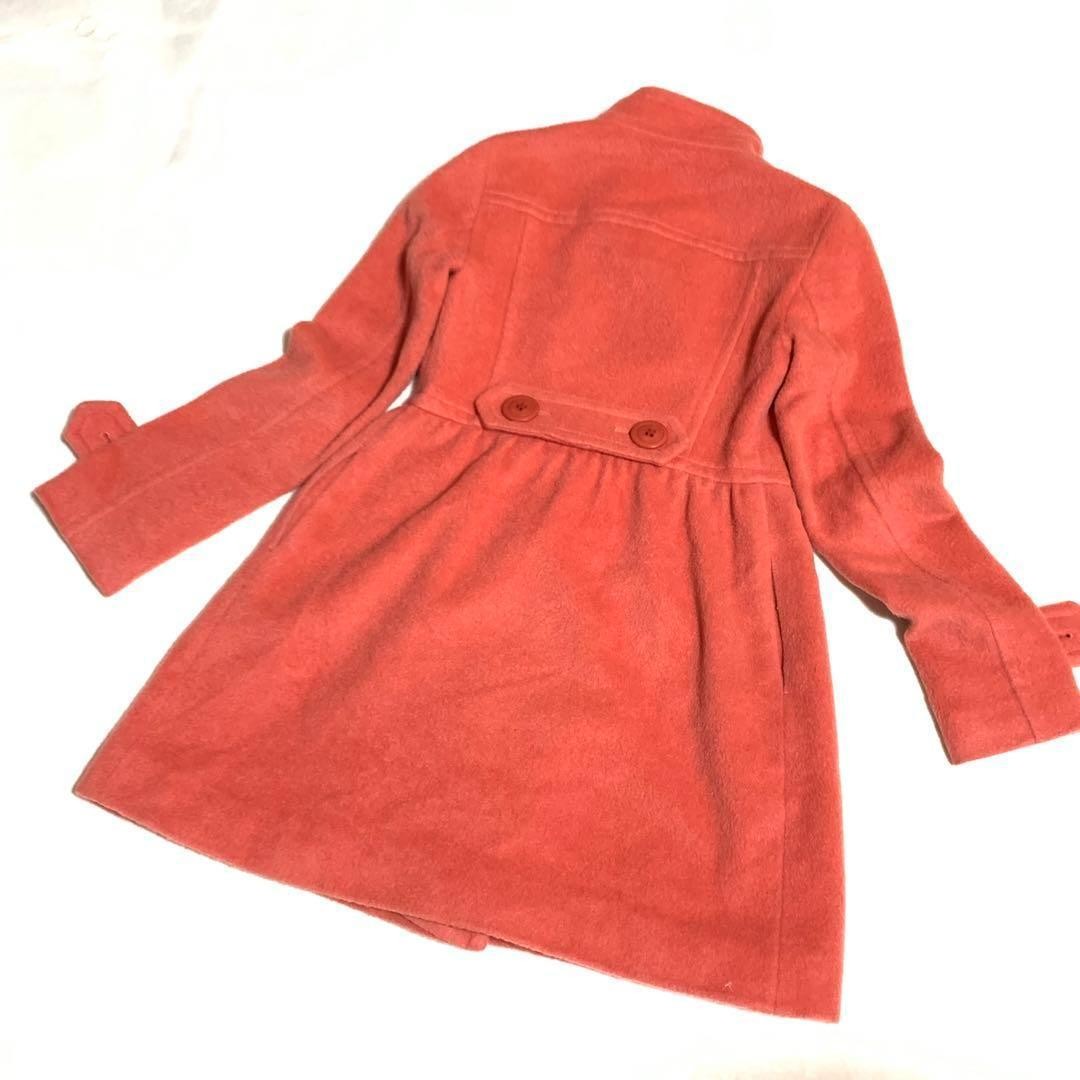 Burberry Blue Label Long Coat Toucan Blue Mohair Blend Size 36 For Women