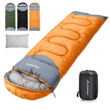 BISINNA 0 Degree Winter Sleeping Bags(480GSM) for Adults-Cold Weather Camping