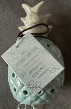 GC Ceramic  Potpourri Holder Pineapple  Blue ...