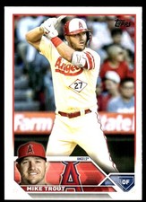 Mike Trout 2023 Topps Stars of the American League #AL-1 Los Angeles Angels