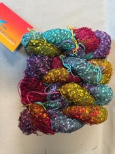 Blue Heron Yarns "Macaw" confetti yarn 4/pk hand painted yarn