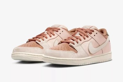 Nike SB Dunk Low Pro PRM Men Shoes Crimson Tint and Amber Brown Sz12 FV5926 200