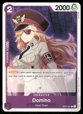 DOMINO OP02-081 C OP02 ONE PIECE NM/M