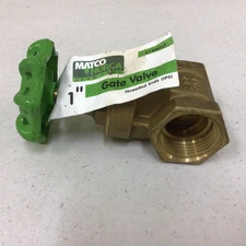 NEW, ( LOT 4 ) MACTCO 514T05LF, 200 WOG, 1'' THREADED ENDS GATE VALVE, FREE SHIP