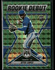 2022 Panini Mosaic Otto Lopez Rookie Debut Green Mosaic #RD-8 Toronto Blue Jays