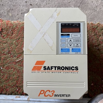 SAFTRONICS PC3 Inverter  CIMR-PCU41P75/ CIMR-PCU41P5 / 41P5N1 / AC DRIVE  