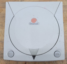 Sega Dreamcast HKT-3020 Game Console With Cables - USED TESTED WORKS