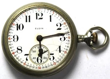1889 Elgin Grade 2 16s 13j Open-Face Pocket Watch - Parts/Repair