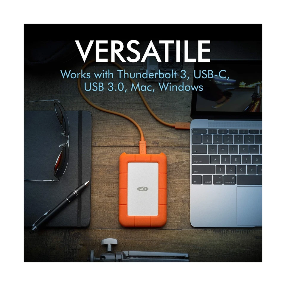 LaCie Rugged 5TB External HDD - Seagate STFR5000800 - Image 4 of 4