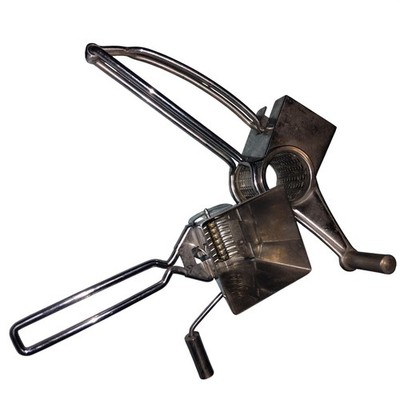 Cuisipro Stainless Steel Rotary Cheese Grater Manual Hand Crank Kitchen Tool
