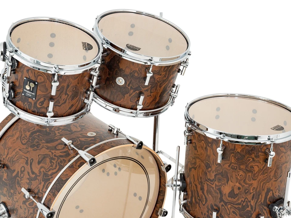 Sonor Momentum 20" Drum Kit, California Burl - Image 3 of 4