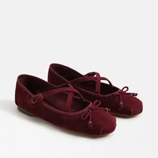 Circus by Sam Edelman Zuri Chianti SE Leather Ballet Flat Women sizes 6-10/NEW