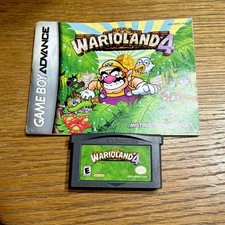 Nintendo Wario Land 4 Nintendo Game Boy Advance GBA Manual Included 
