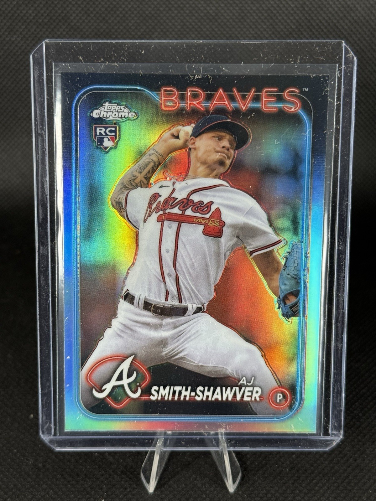 2024 Topps Chrome AJ SMITH-SHAWVER Rookie Refractor #19 Atlanta Braves