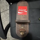 Vintage Drink Coca Cola Metal Bottle Opener Starr-X Wall Mount Silver MADE IN US