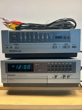 🔥🎥VIDEO🎥 Vintage Panasonic PV-3000 Portable VCR & PV-A32E Tuner/Timer