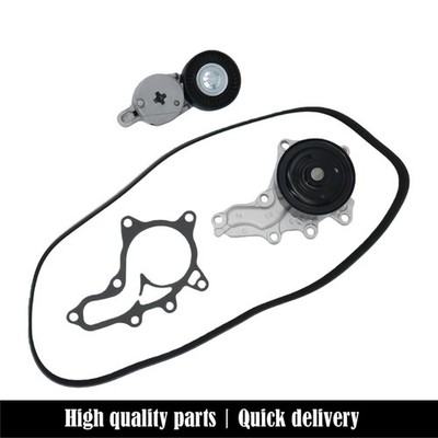 Water Pump & Drive Belt Tensioner Kit For Toyota Venza Sienna Highlander 2.7L