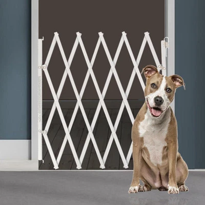 Bettacare Pet Barrier Wood, Expandable Dog Gate, White Grey Natural Range