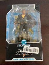 DC MULTIVERSE MCFARLANE TOYS   BLACK ADAM WITH THRONE   NEW