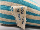 VTG Rare 1950s Cloth Clown Doll Blue Stripes Made In Hong Kong — photo 3