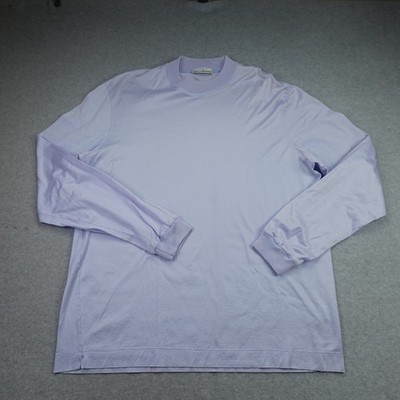 Maus & Hoffman Shirt Mens 52 Lavender Luxury Italy Long Sleeve Tee