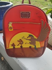 Loungefly Disney Hercules 25th Anniversary Sunset Mini Backpack APPROX 12x9