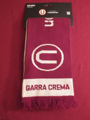 Garra Crema Peru Fan Scarf/ FCB  Soccer Scarf/Banner , Bufanda