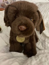 Aurora Miyoni Tots Chocolate Lab Puppy Dog Realistic Plush Stuffed Animal Toy
