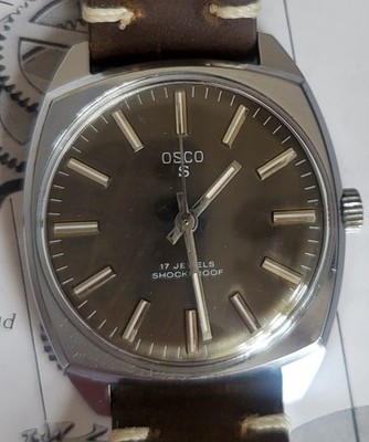 Vintage Osco uhr herren Durowe 7420-2 Handaufzug. 