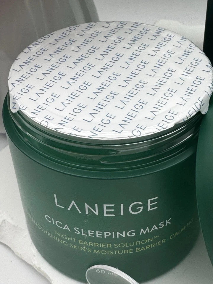 Mascarilla para dormir LANEIGE Cica ~ 2,0 fl oz/60 ml ~ Exp: 10/2027 ~ Nueva y SELLADA en caja Foto 4 de 4