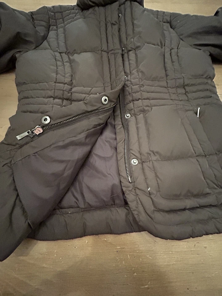 Kenneth Cole реакции коричневый утка вниз выстеганный пуховик Куртка Пальто женщин размер M - Изображение 3 из 4